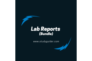 CHEM134 Lab Assignments Week 1 - 16